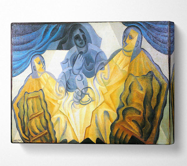  A Canvas Print of Juan Gris Three Masks Canvas Art