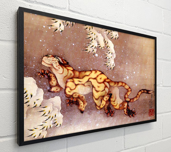 Hokusai Tiger In The Snow