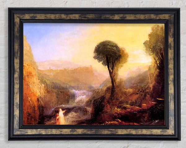 Joseph Mallord Turner Tivoli Tobias And The Engel Framed Print