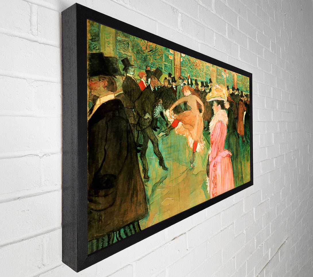  A Canvas Print of Toulouse Lautrec At The Moulin Rouge Canvas Wall Art