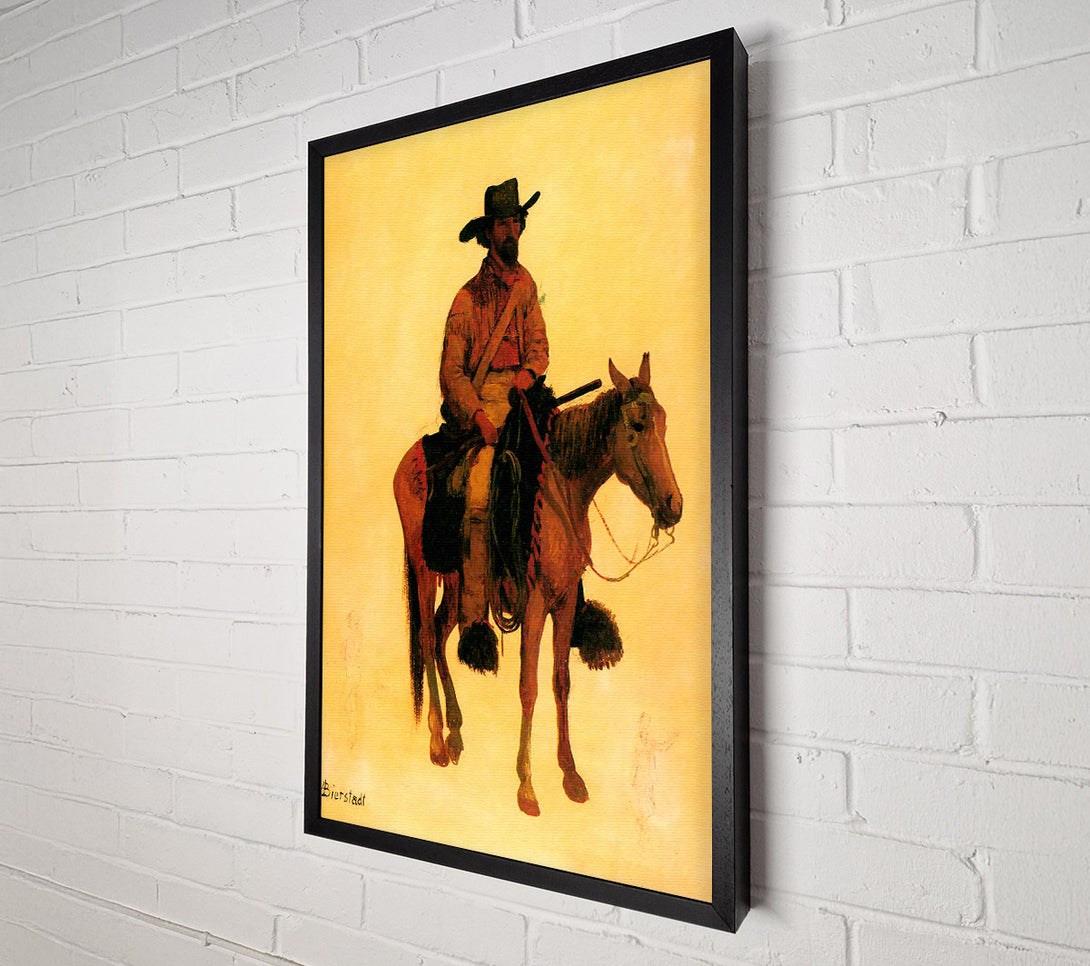  A Canvas Print of Bierstadt Trapper Canvas Print
