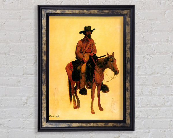 Bierstadt Trapper Framed Print