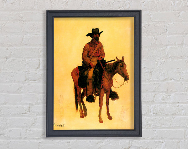 Bierstadt Trapper Framed Print
