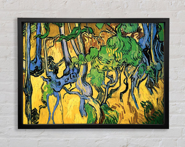 Van Gogh Tree Roots And Trunks Framed Print