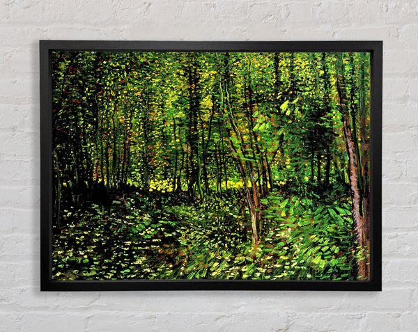 Van Gogh Trees And Undergrowth [2] Framed Print