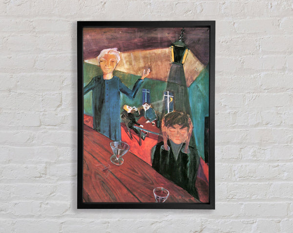 Walter Gramatte Trinker Framed Print