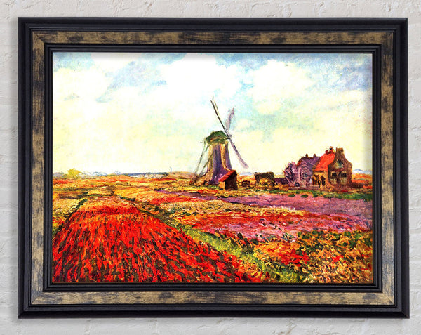 Claude Monet Tulips Of Holland Framed Print