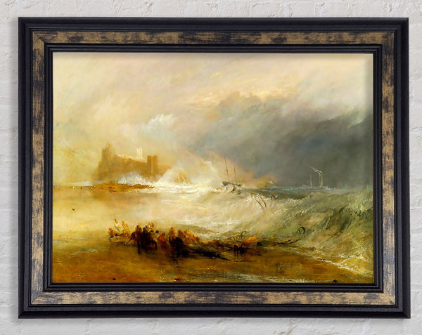Joseph Mallord Turner Coast Of Northumberland Framed Print