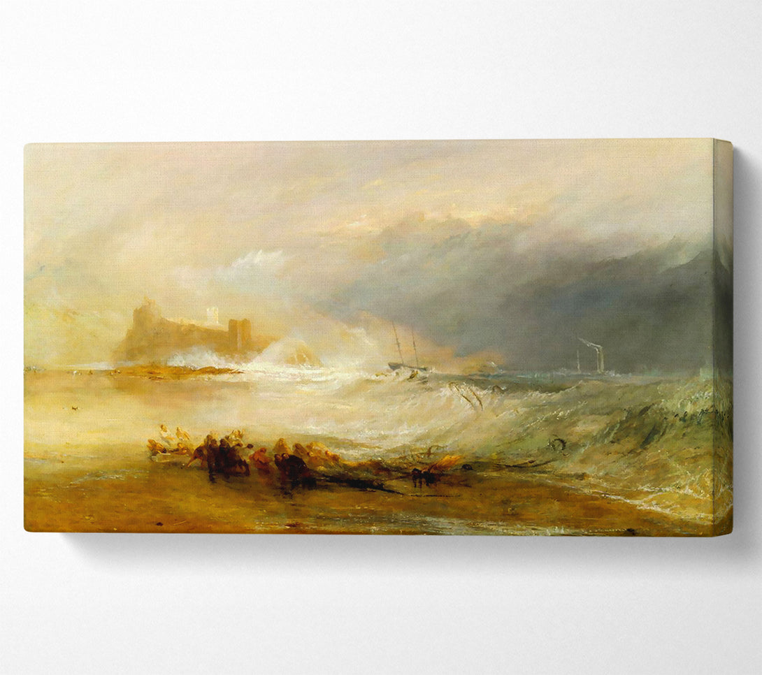  A Canvas Print of Joseph Mallord Turner Coast Of Northumberland Canvas Print