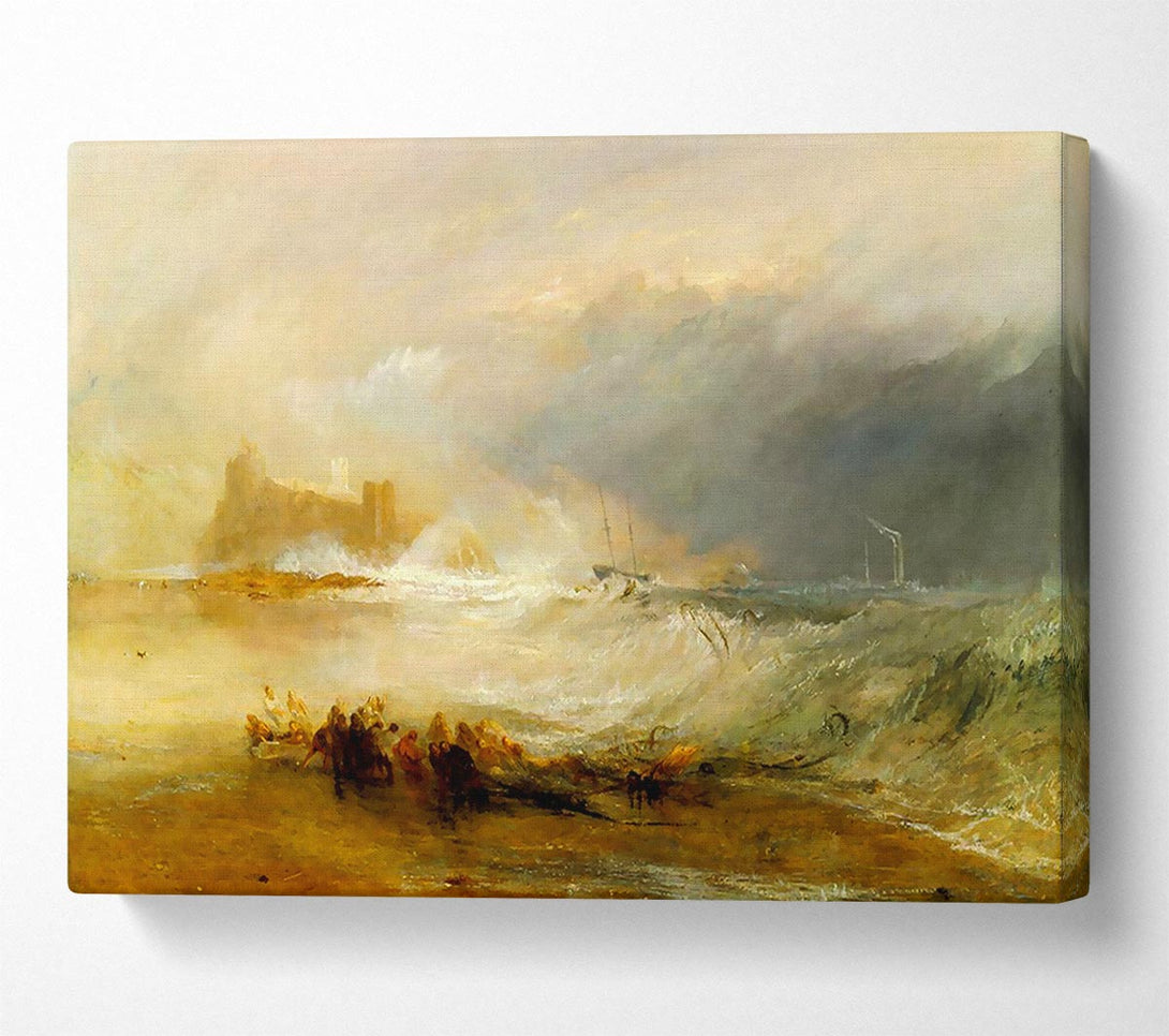  A Canvas Print of Joseph Mallord Turner Coast Of Northumberland Canvas Print
