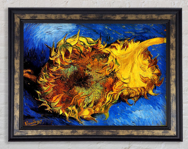 Van Gogh Two Cut Sunflowers 3 Framed Print