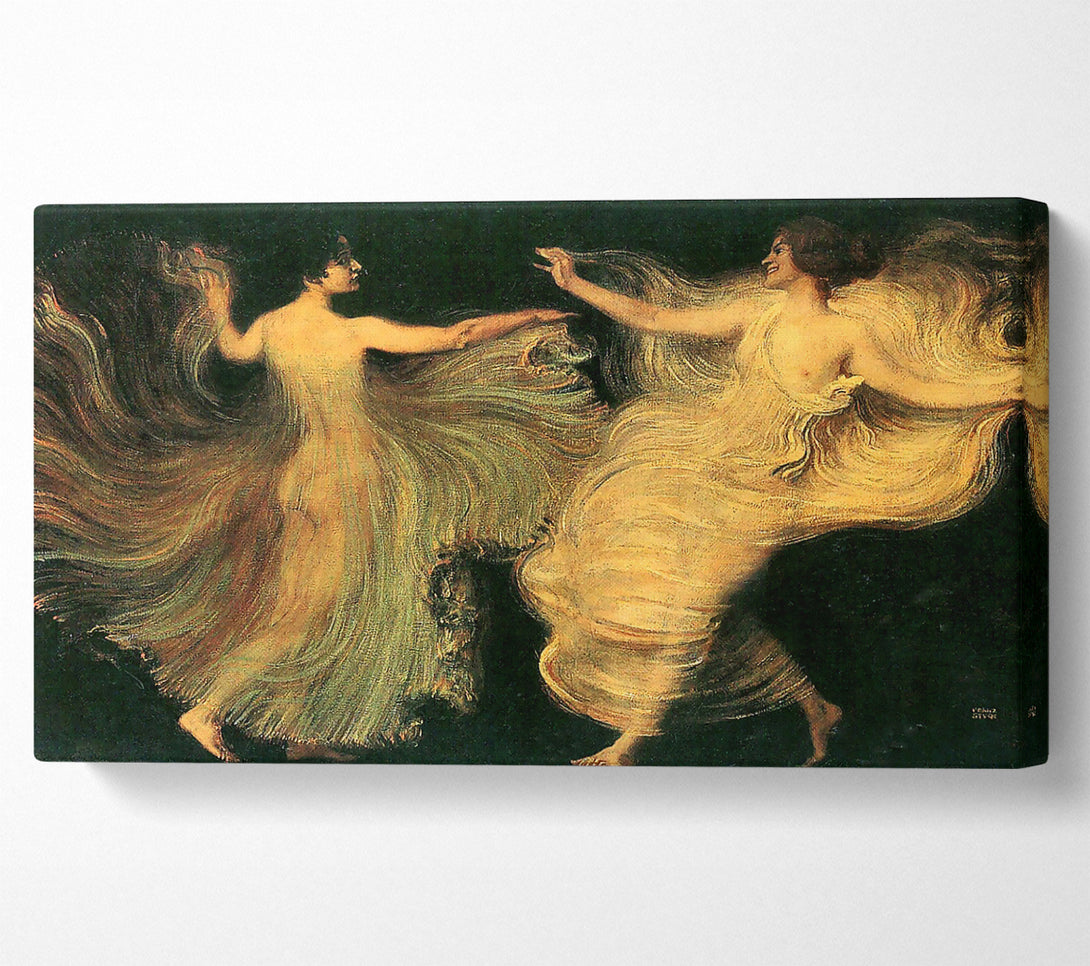  A Canvas Print of Franz Von Stuck Two Dancers Canvas Wall Art