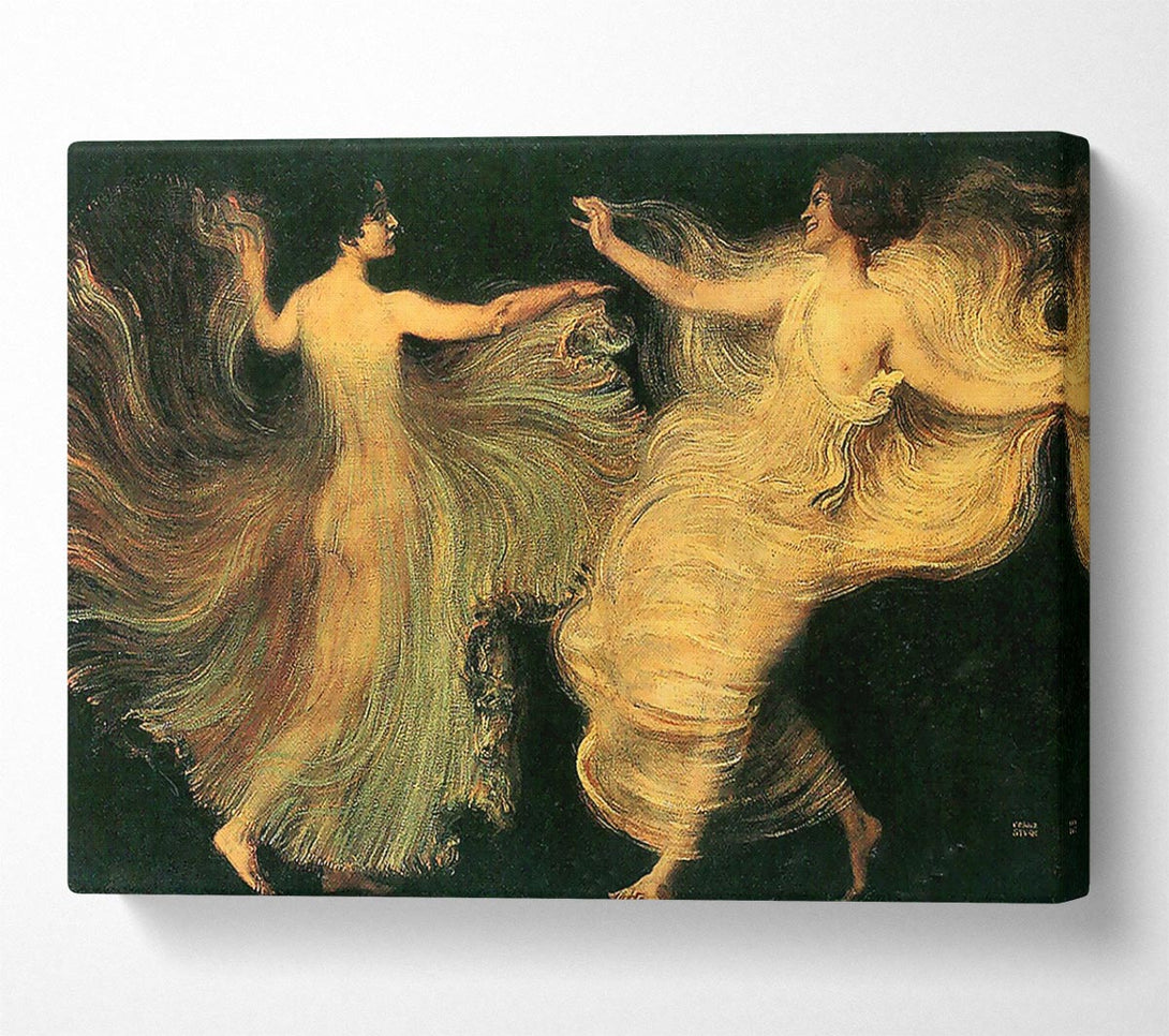  A Canvas Print of Franz Von Stuck Two Dancers Canvas Wall Art