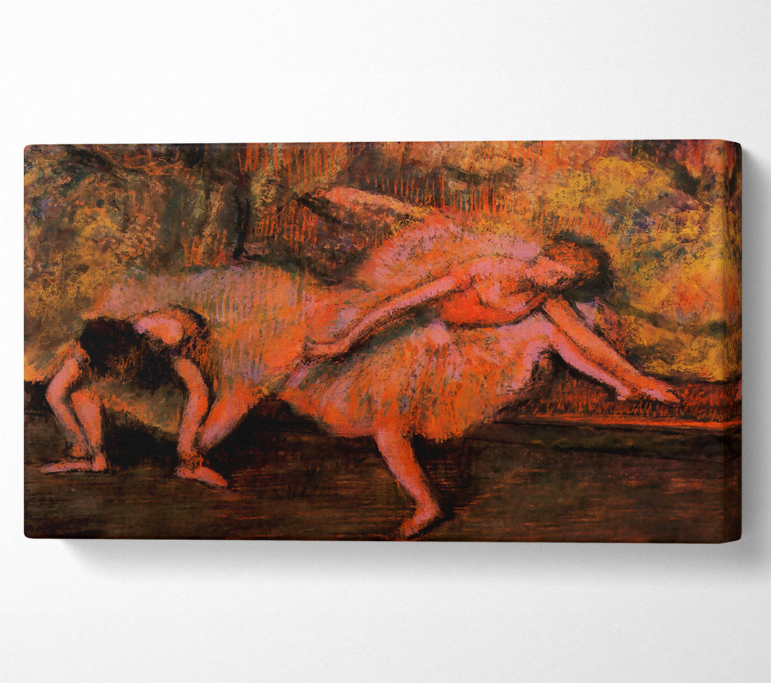  A Canvas Print of Degas Two Dancers On A Bank Canvas Wall Art