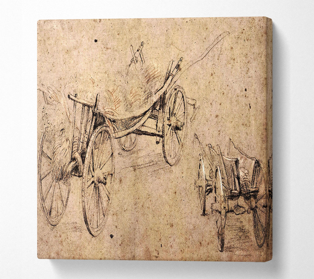  A Canvas Print of Rubens Two Farm Wagon Canvas Art