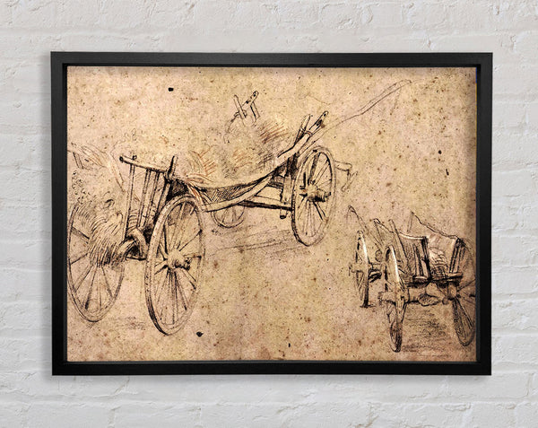 Rubens Two Farm Wagon Framed Print