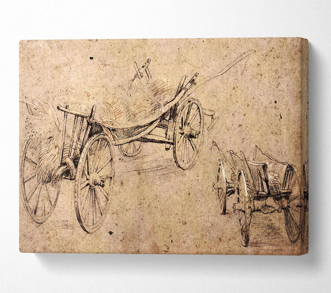  A Canvas Print of Rubens Two Farm Wagon Canvas Art