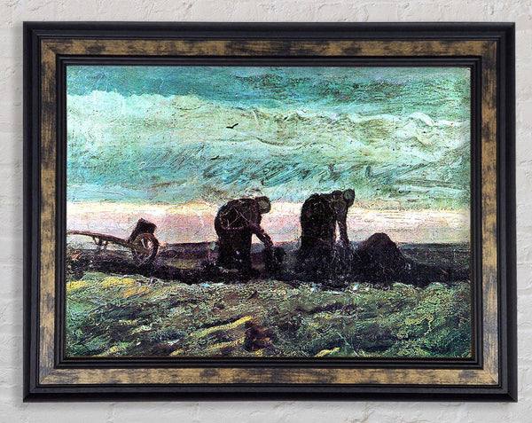 Van Gogh Two Farmers Framed Print