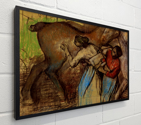 Degas Two Women Washing Horses