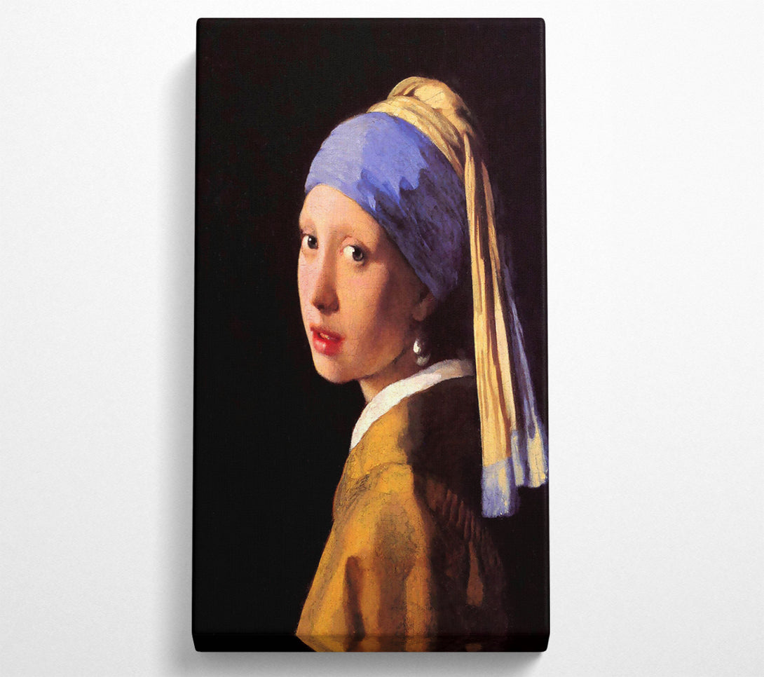  A Canvas Print of Vermeer The Girl With The Pearl Earring Canvas Wall Art