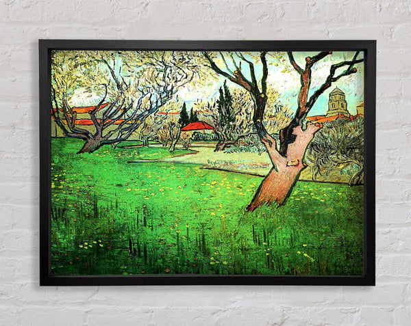 Vincent Van Gogh View Of Arles With Flowering Tree Framed Print