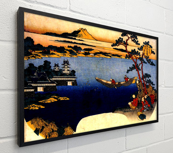 Hokusai View Of Lake Suwa