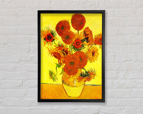 Vincent Van Gogh Sunflowers Framed Print
