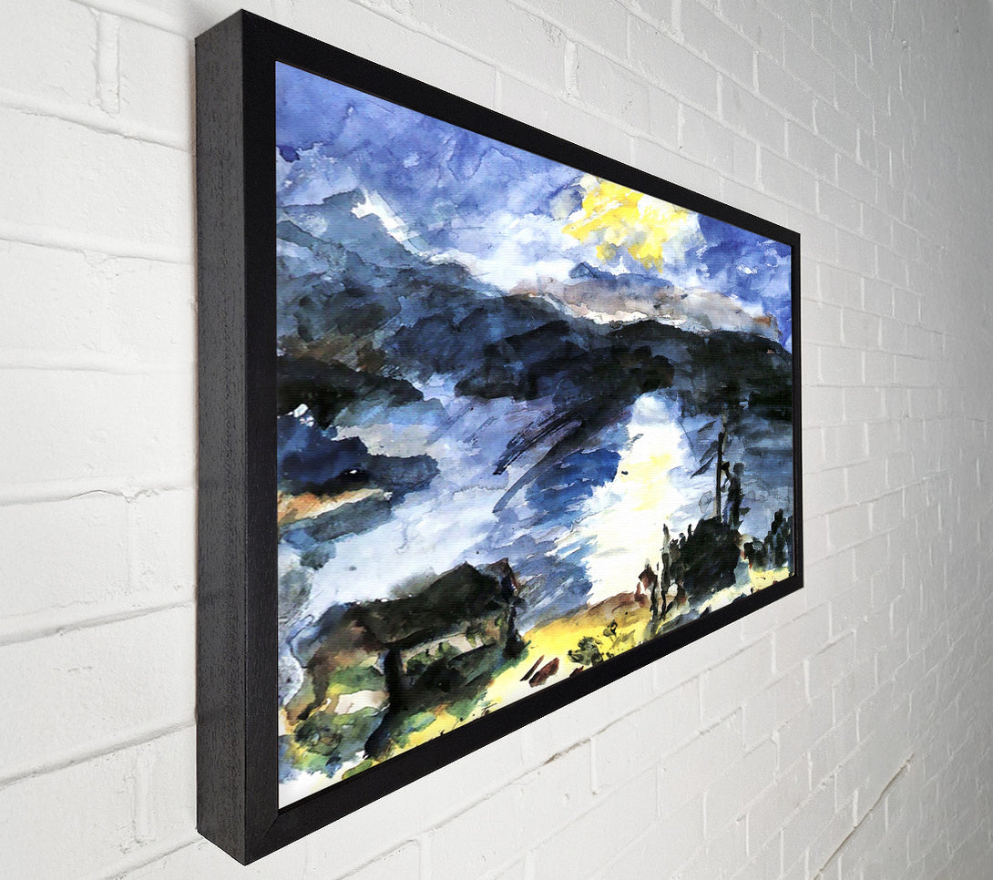  A Canvas Print of Lovis Corinth Walchensee 4 Canvas Print