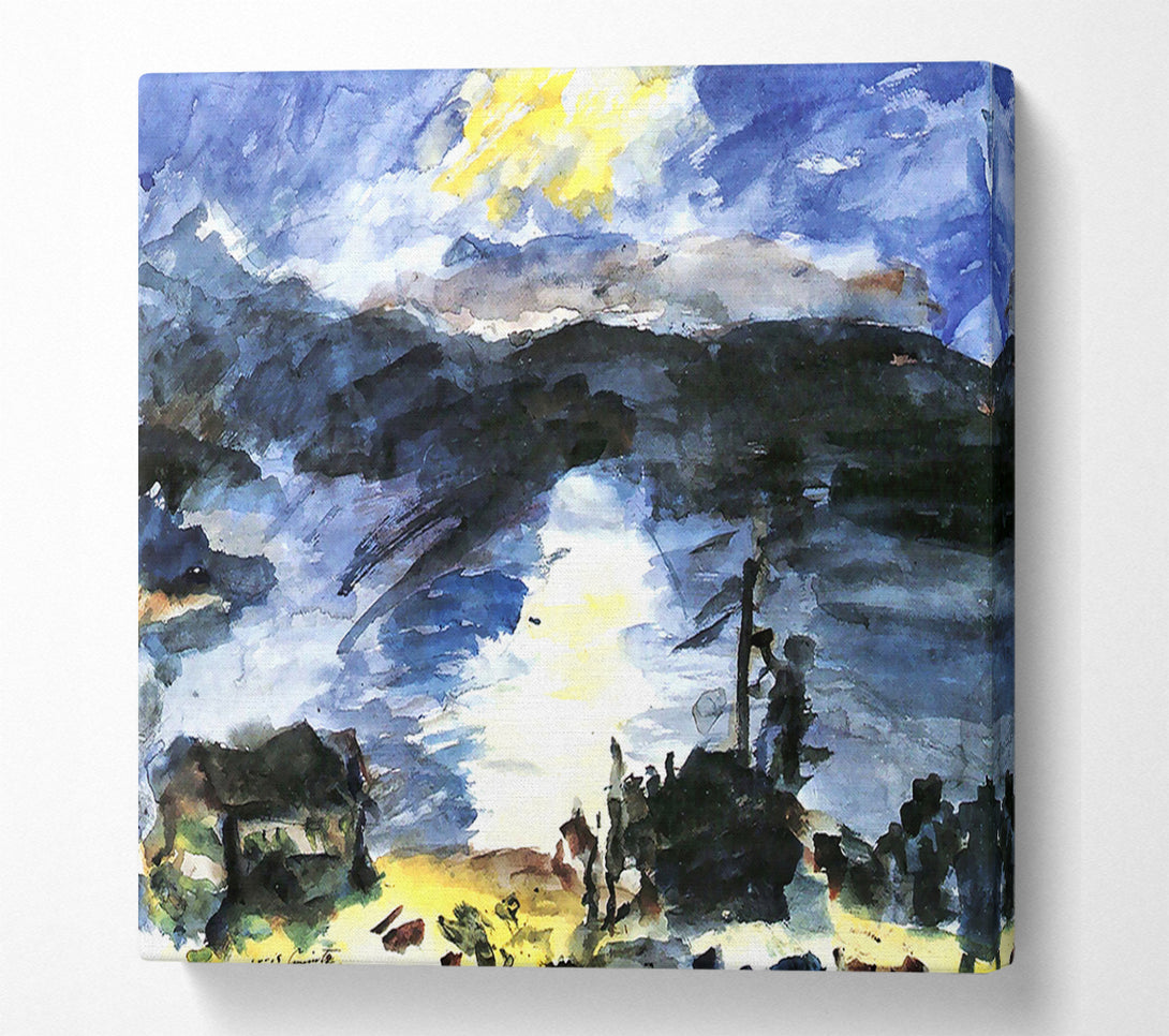  A Canvas Print of Lovis Corinth Walchensee 4 Canvas Print