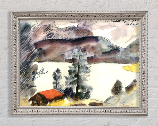 Lovis Corinth Walchensee 7 Framed Print