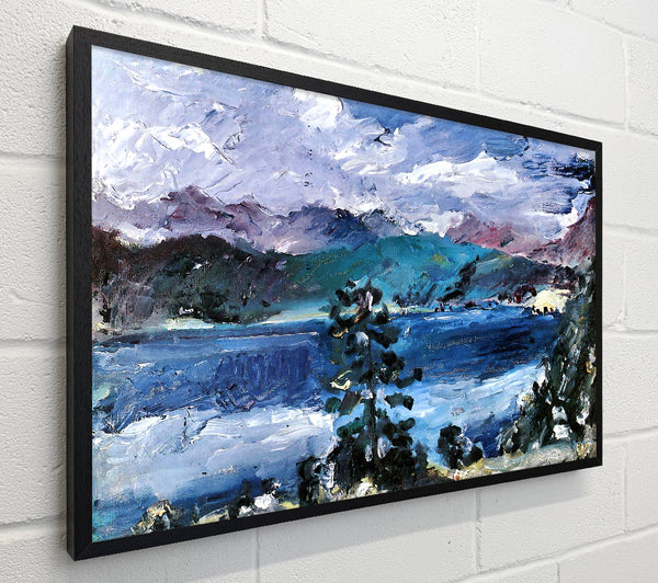 Lovis Corinth Walchensee With Larch