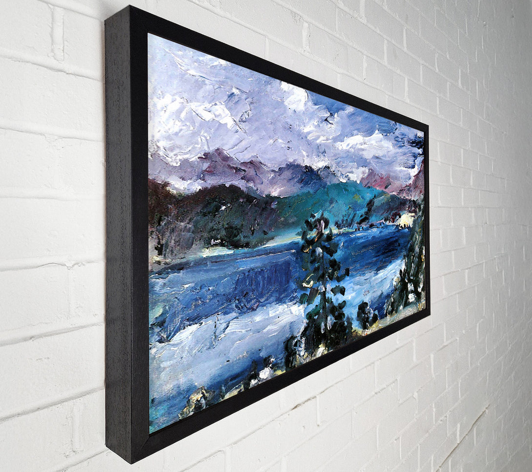  A Canvas Print of Lovis Corinth Walchensee With Larch Canvas Print