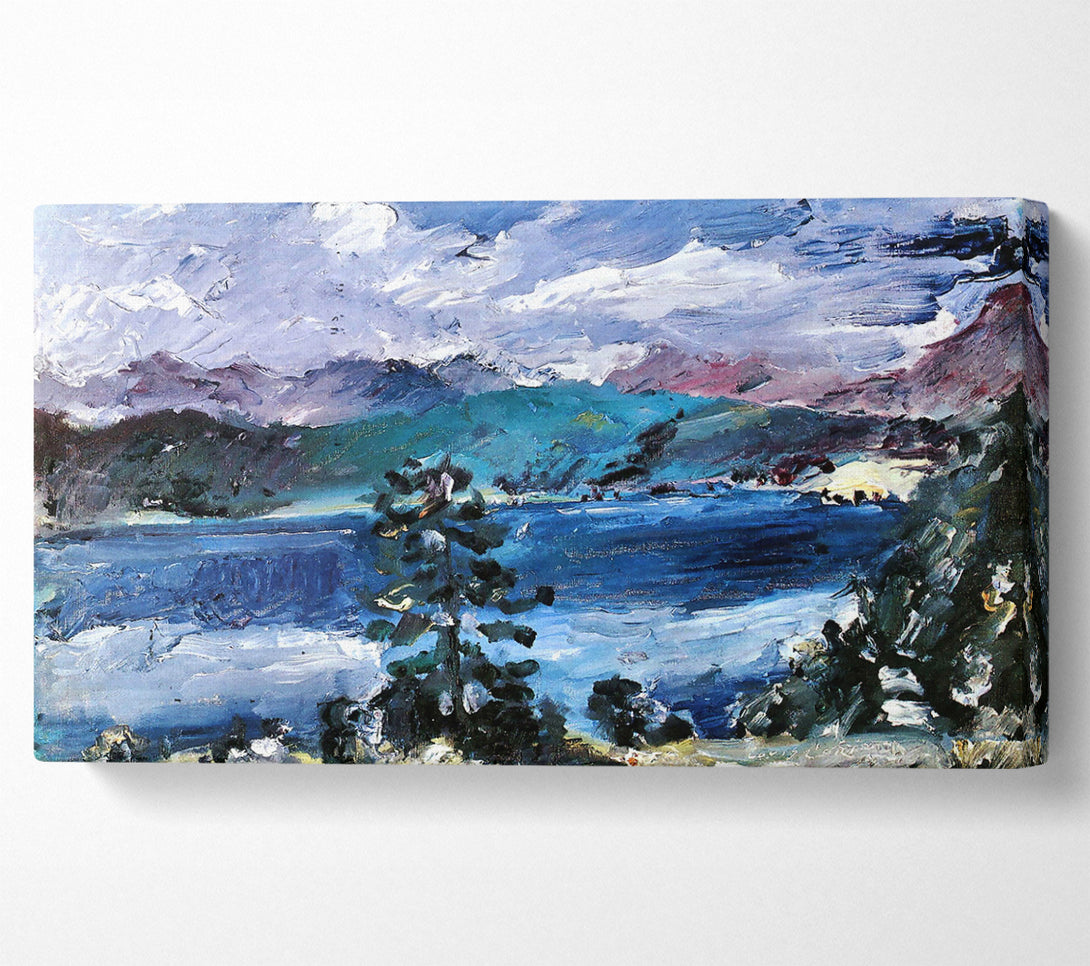  A Canvas Print of Lovis Corinth Walchensee With Larch Canvas Print