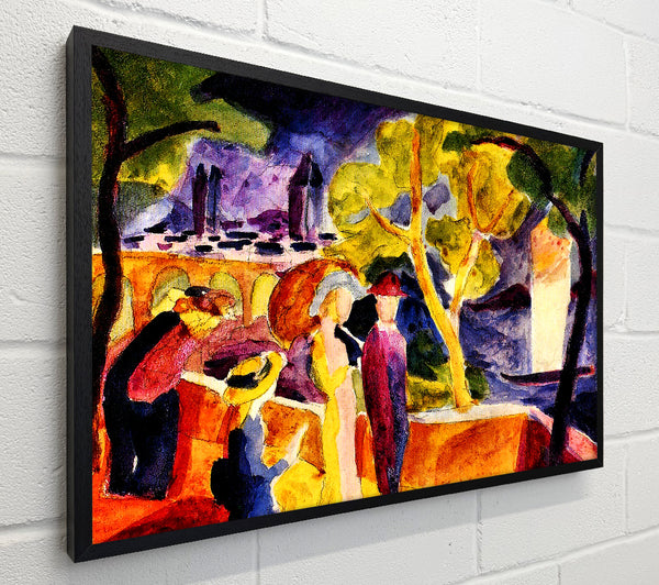 August Macke Walking At The Lake