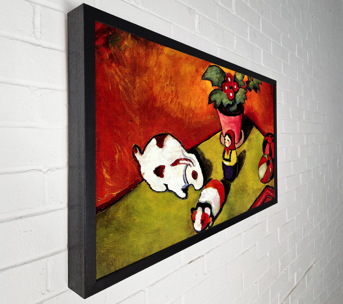  A Canvas Print of August Macke Walter Chen Toys Canvas Art