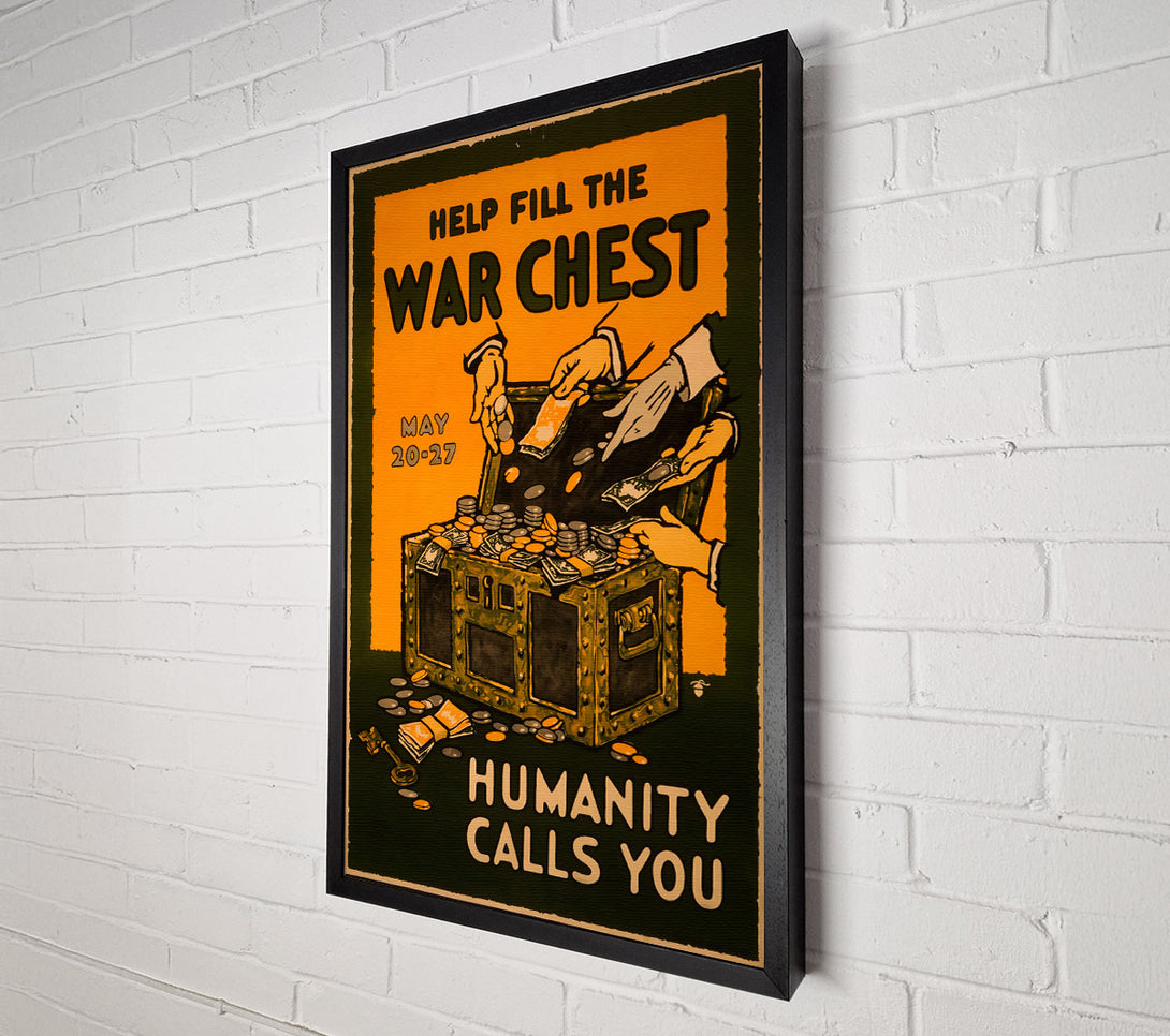  A Canvas Print of War Chest Canvas Print