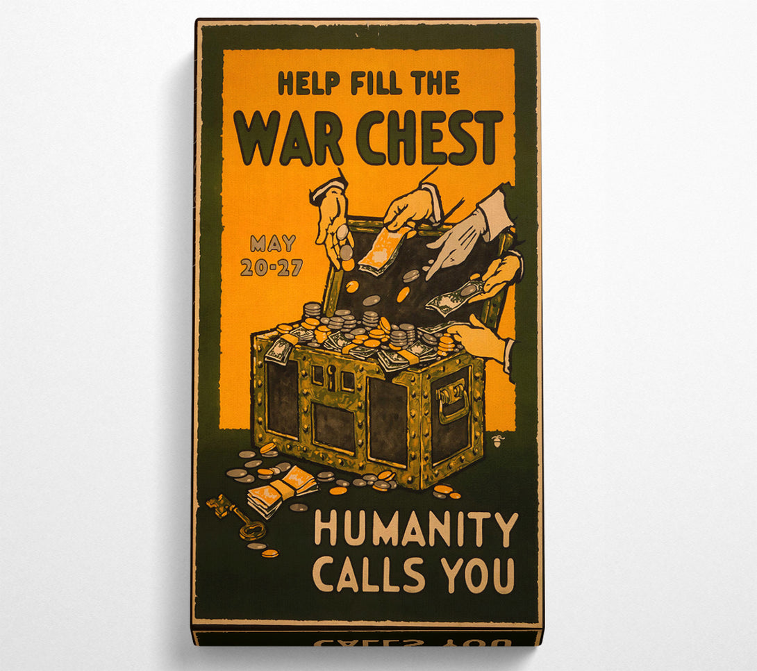  A Canvas Print of War Chest Canvas Print