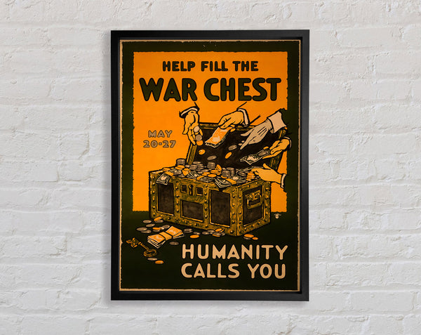 War Chest Framed Print
