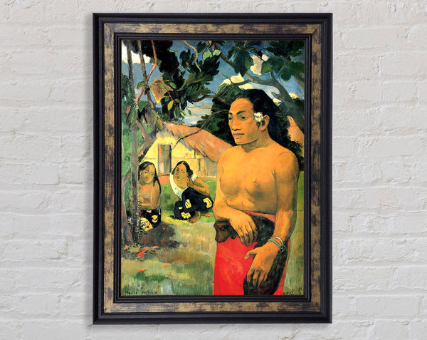 Gauguin Where Do You Framed Print