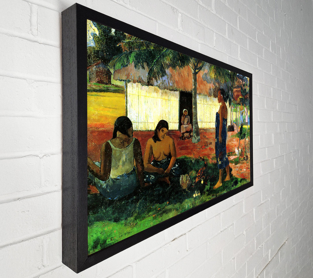  A Canvas Print of Gauguin Why Are You Angry Canvas Art