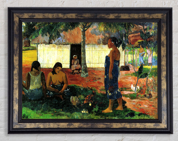 Gauguin Why Are You Angry Framed Print
