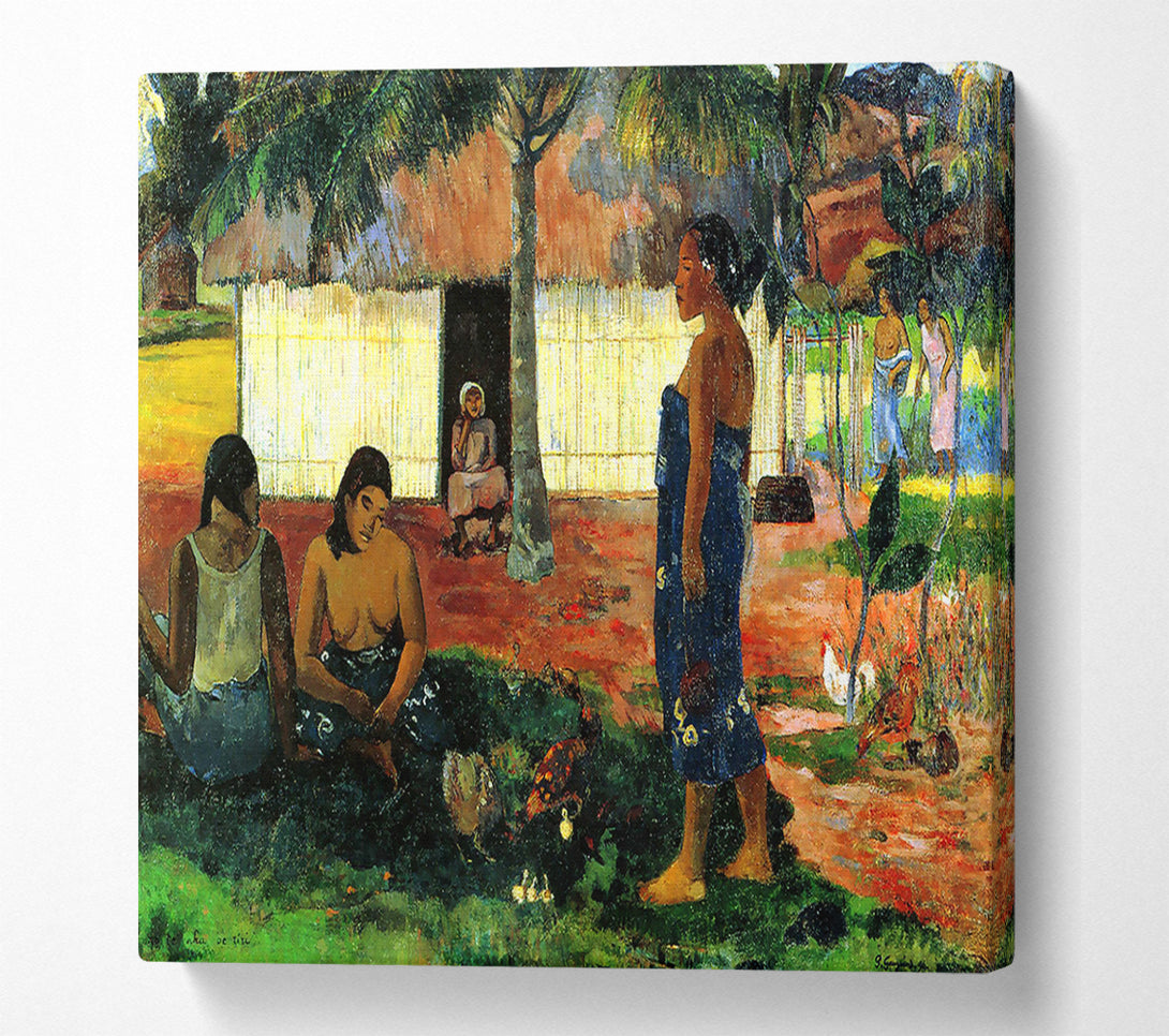  A Canvas Print of Gauguin Why Are You Angry Canvas Art