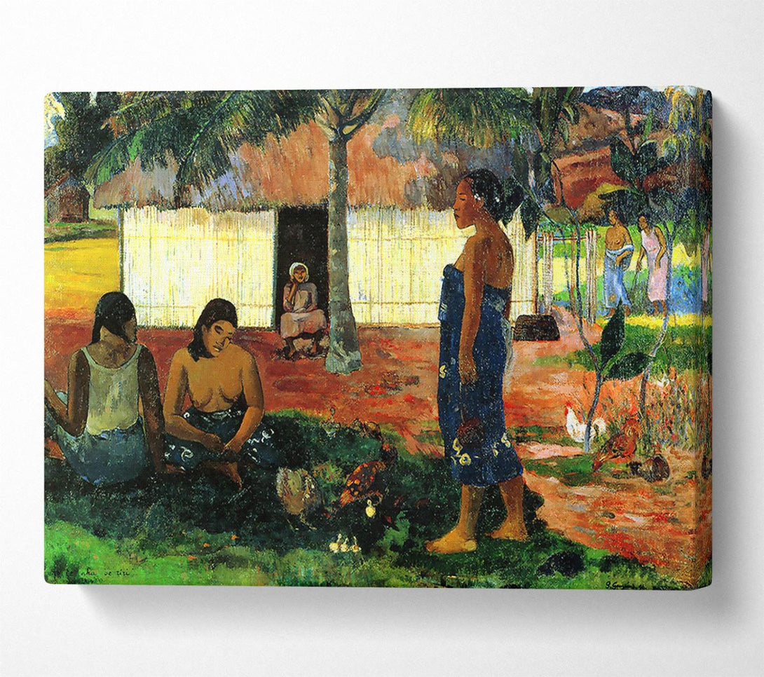  A Canvas Print of Gauguin Why Are You Angry Canvas Art
