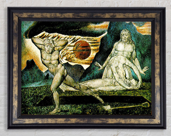 William Blake The Body Of Abel Framed Print