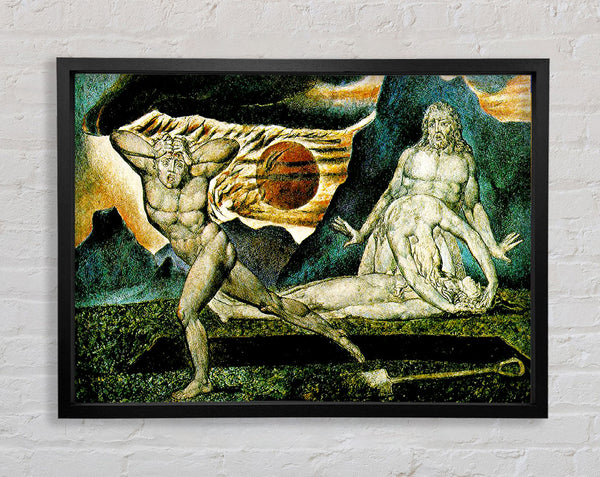 William Blake The Body Of Abel Framed Print
