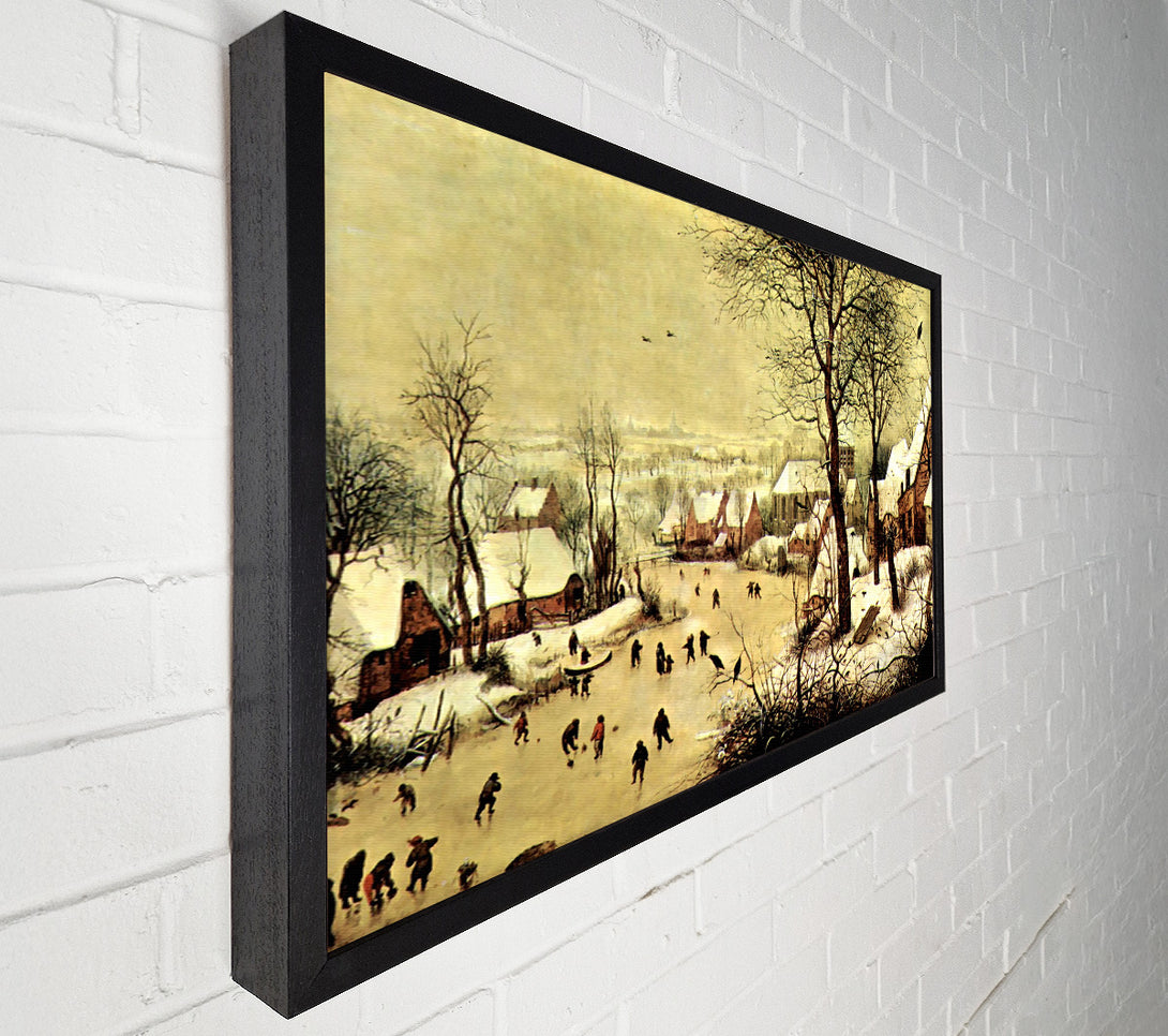  A Canvas Print of Pieter Bruegel Winter Landscape With Skaters Canvas Art