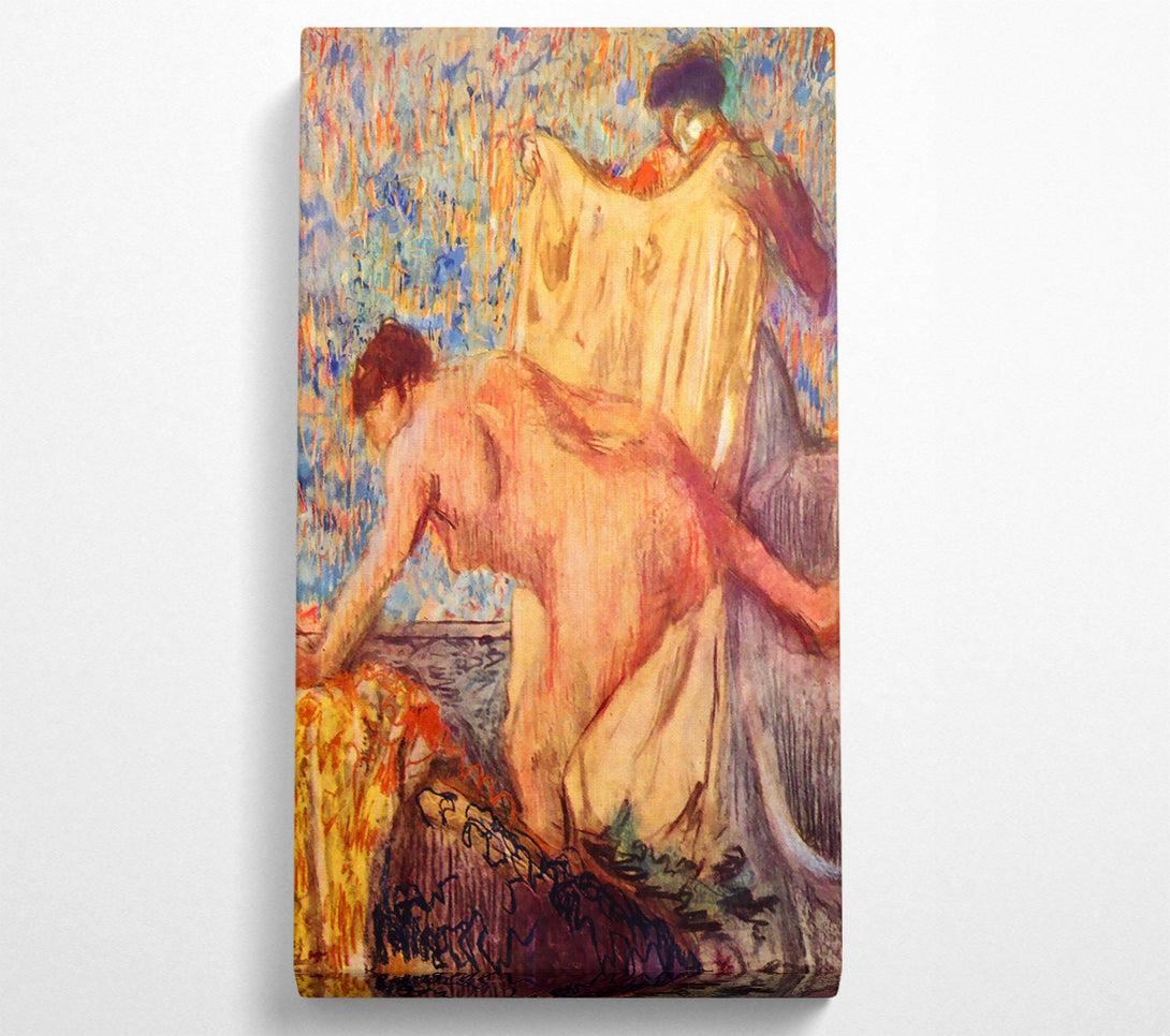  A Canvas Print of Degas Withdrawing From The Bathtub Canvas Wall Art