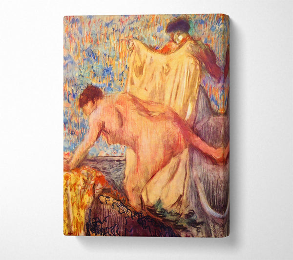  A Canvas Print of Degas Withdrawing From The Bathtub Canvas Wall Art