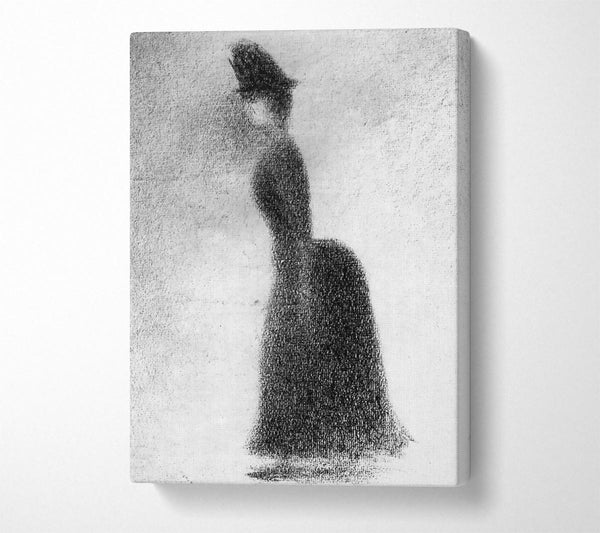  A Canvas Print of Seurat Woman Canvas Art