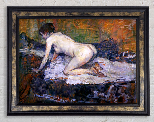 Toulouse Lautrec Woman Naked Framed Print
